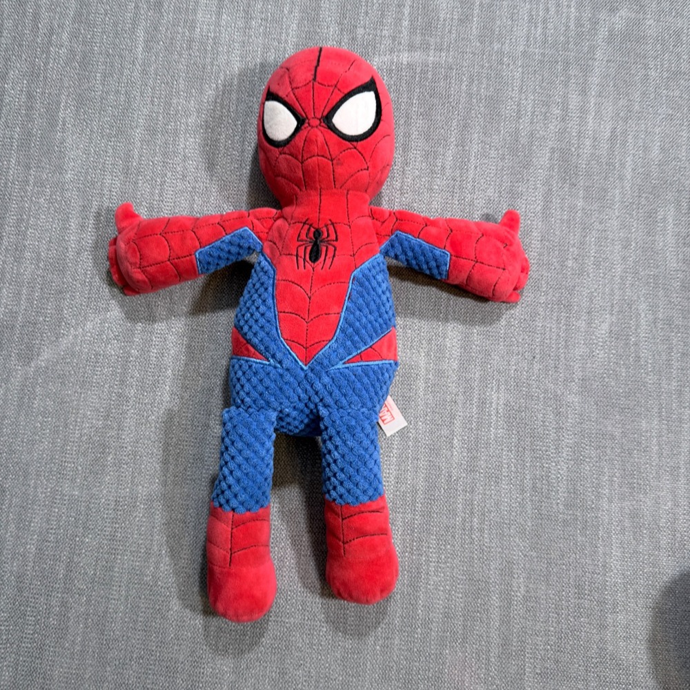 Marvel‎ Spider-Man Scentsy Buddy Plush Toy Red Blue Textured Superhero 16 inch
